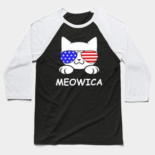 Meowica Baseball T-Shirt